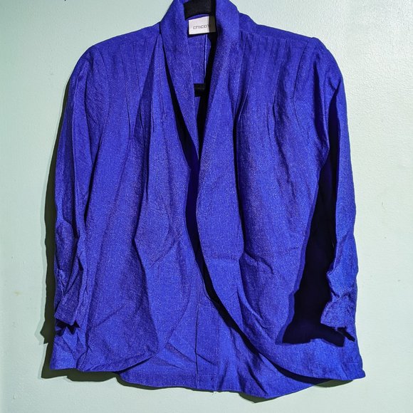 Chicos Jacket sz 0 (Women's 6-8) Like New! - Picture 2 of 11